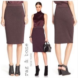 🍂🌹🍂 rag & bone - 'Marie' Metallic Brown Skirt